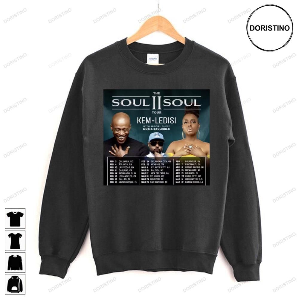 Kem Ledisi The Soul Ii Soul 2023 Tour Awesome Shirts